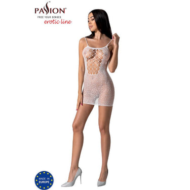 Bodystocking Sensuale PASSION Bianca One Size, Design Sexy e Resistente